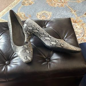 Snakeskin heels